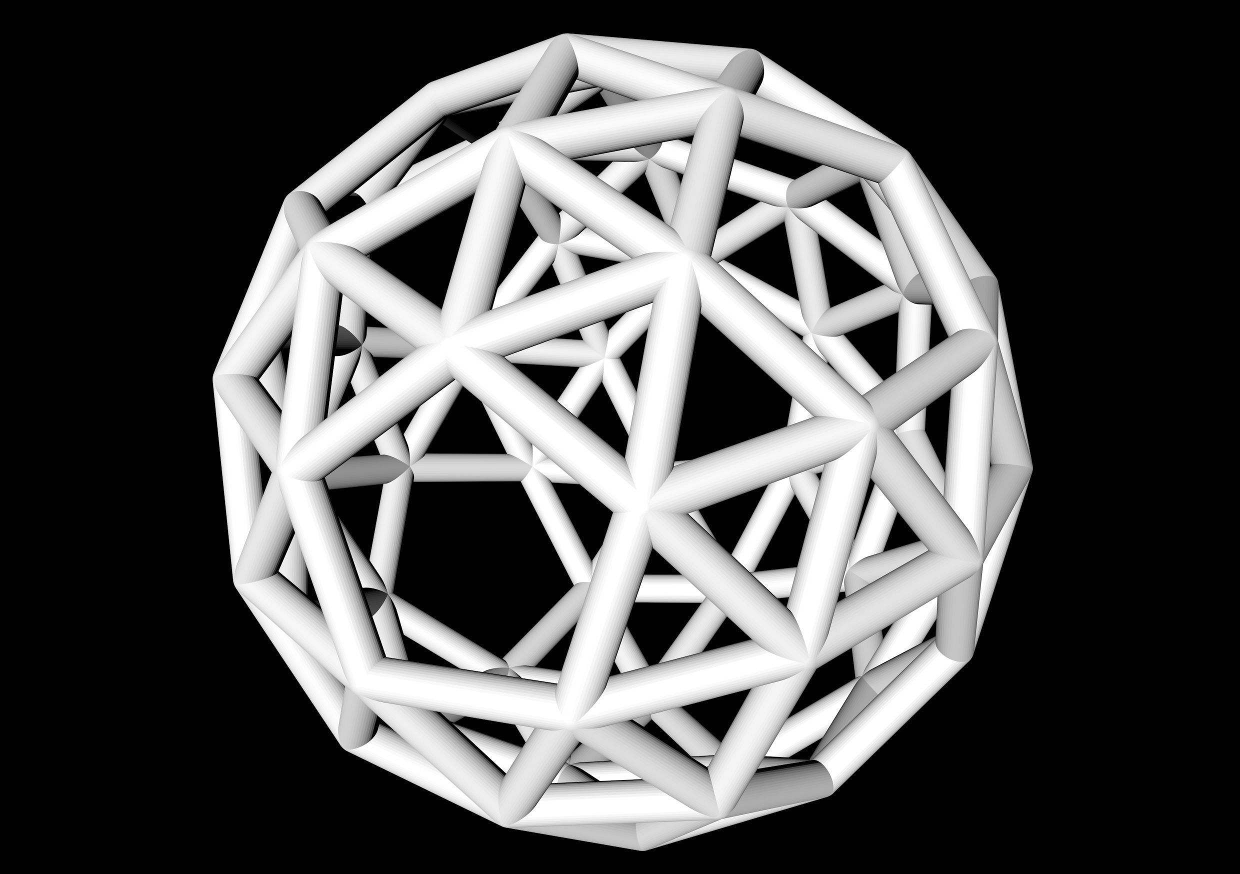 037 Mathart - Archimedean Solids - Snub Dodecahedron 01 - 10 cm 3D print model_1