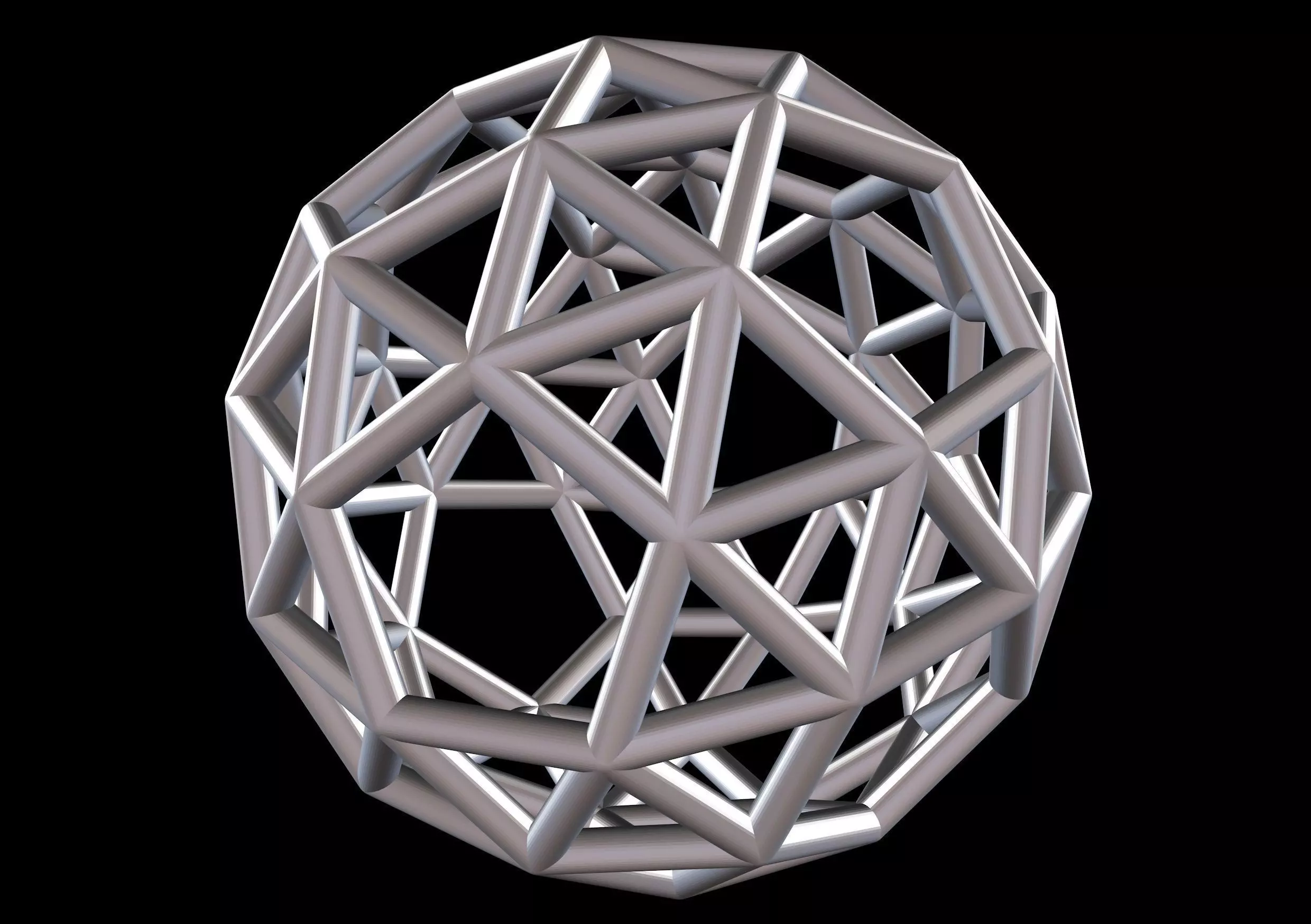 037 Mathart - Archimedean Solids - Snub Dodecahedron 01 - 10 cm 3D print model_0