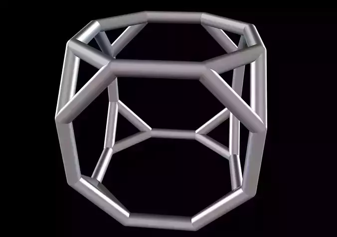 040 Mathart - Archimedean Solids - Truncated Cube 01 - 10 cm 3D print model