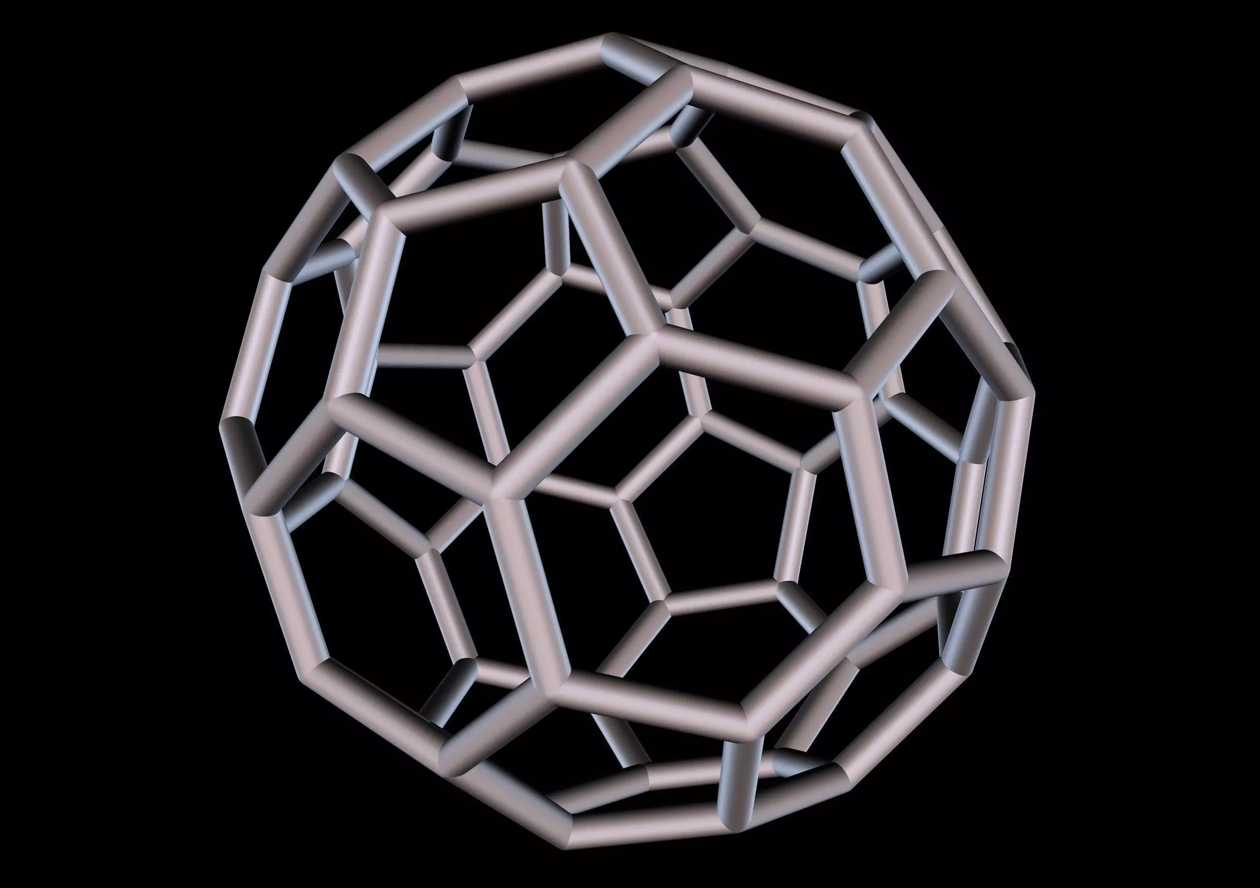 046 Mathart-Archimedean Solids-Truncated Icosahedron 01-10cm 3D print model_0