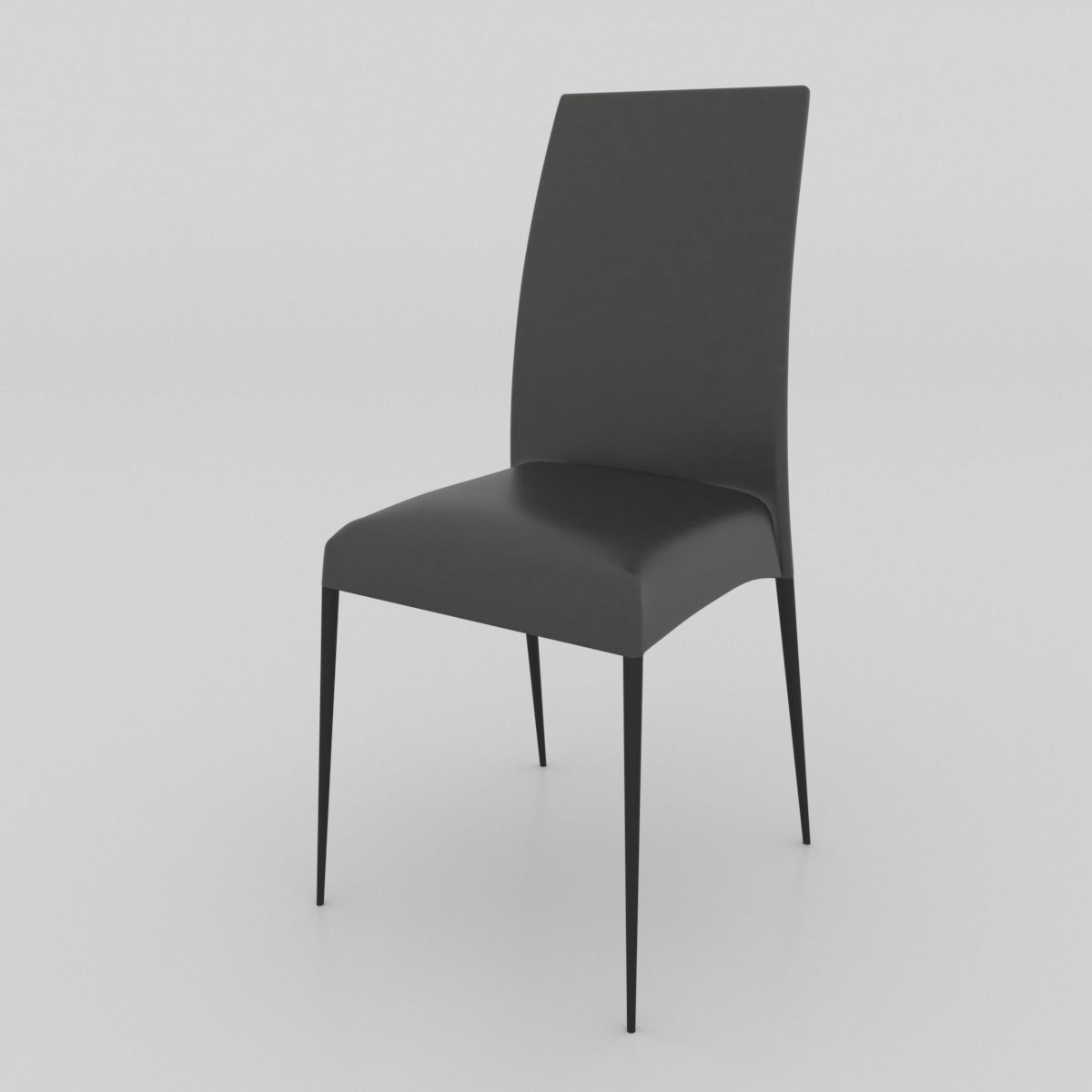 Dining set consisting of a table and chairs 3D model_5