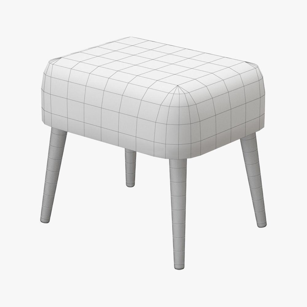 Mongolian Lamb Stool-02 3D model_3