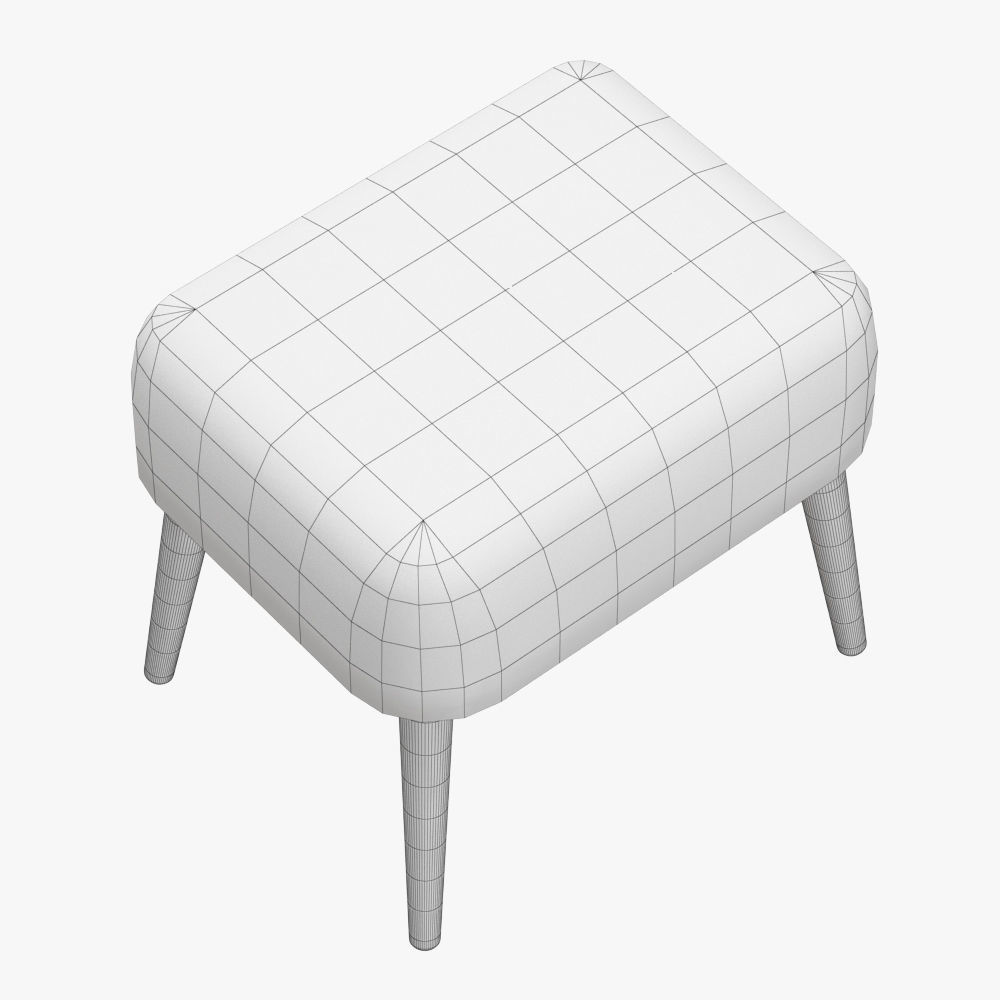 Mongolian Lamb Stool-02 3D model_4