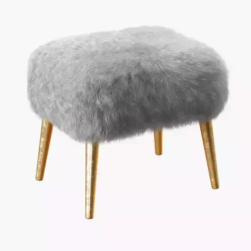 Mongolian Lamb Stool-02 3D model