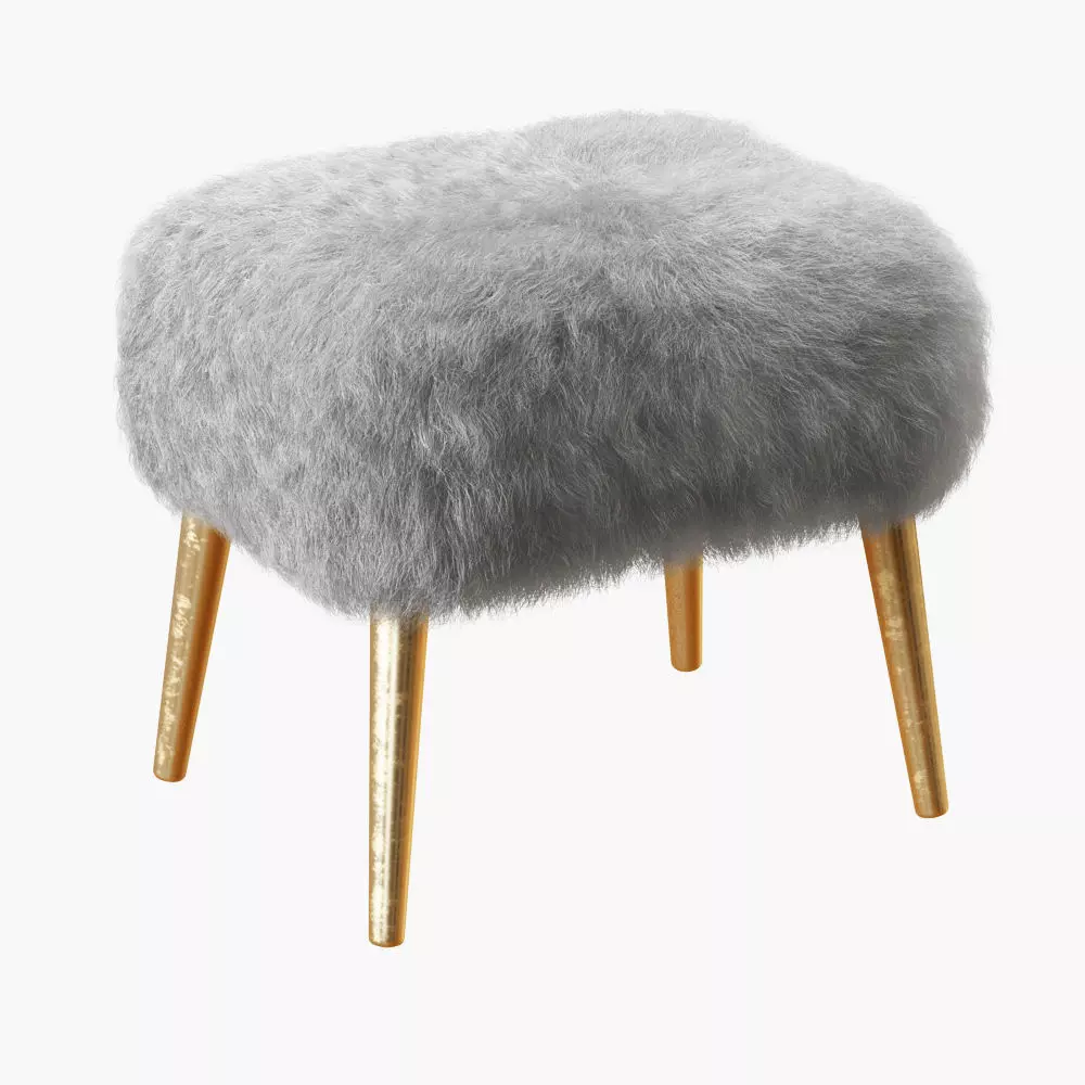 Mongolian Lamb Stool-02 3D model_0