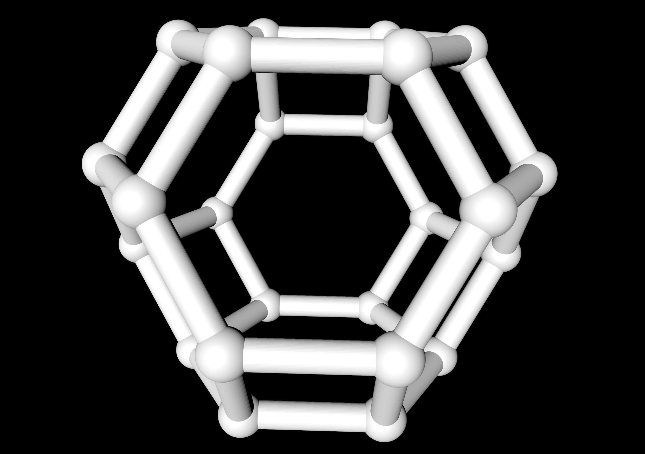 050 Mathart - Archimedean Solids - Truncated Octahedron 02-10cm 3D print model_1