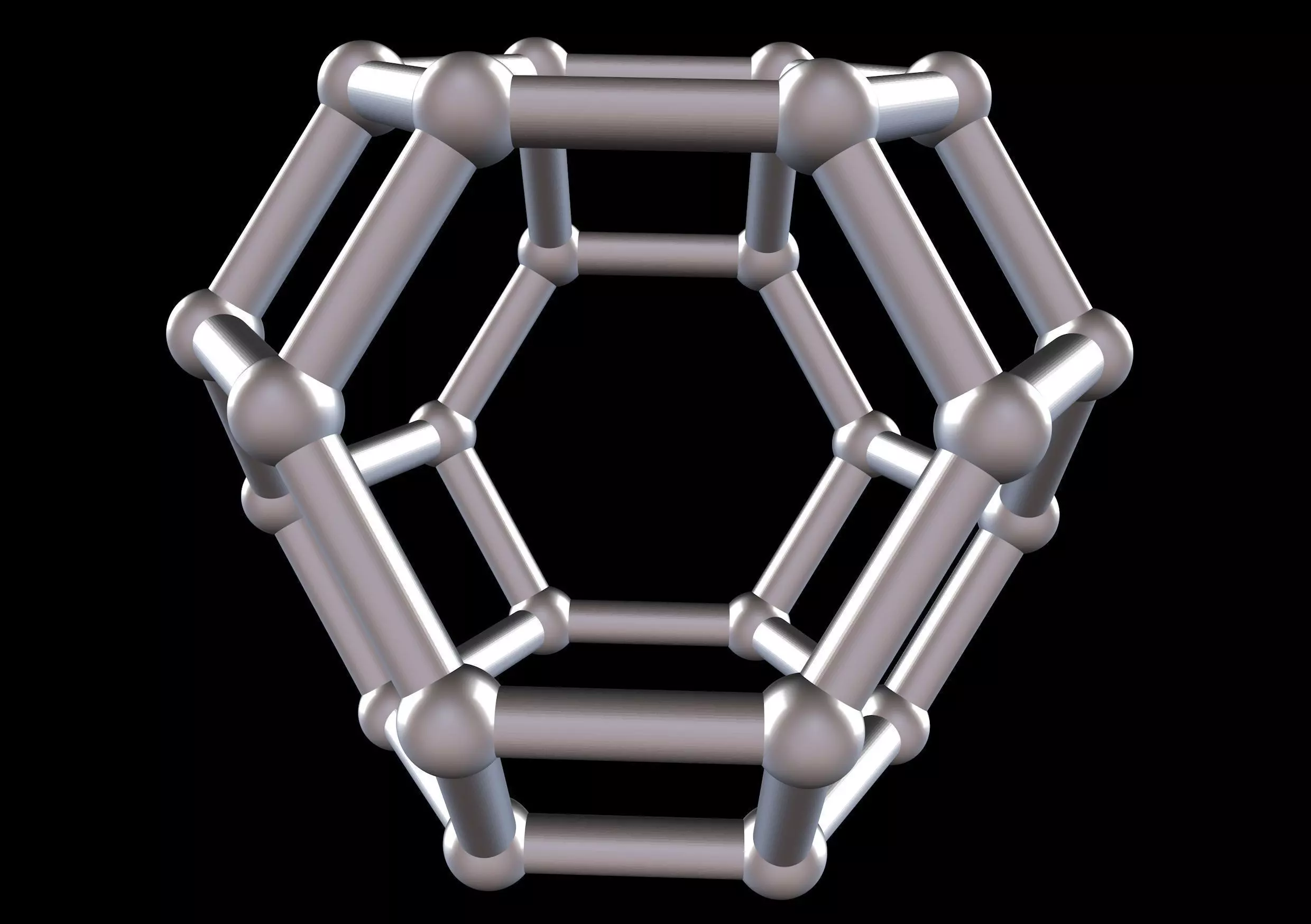 050 Mathart - Archimedean Solids - Truncated Octahedron 02-10cm 3D print model_0