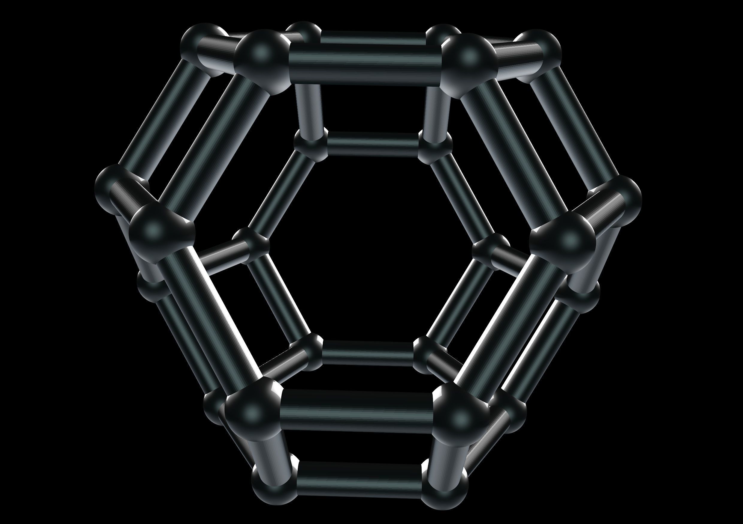 050 Mathart - Archimedean Solids - Truncated Octahedron 02-10cm 3D print model_5