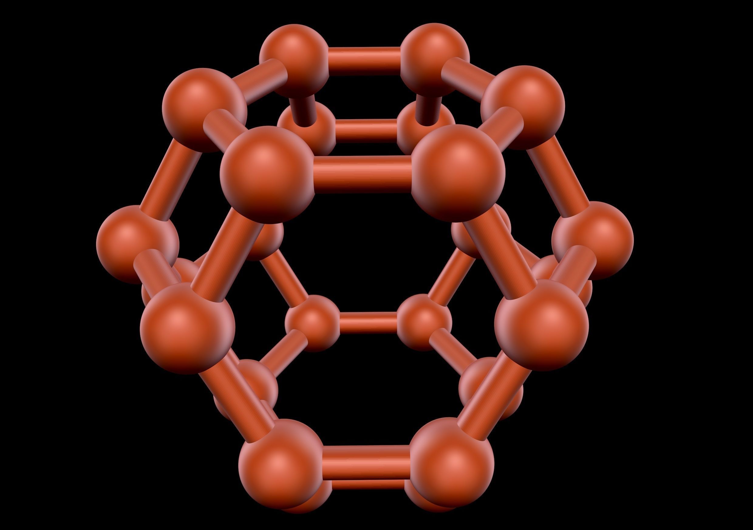 051 Mathart - Archimedean Solids - Truncated Octahedron 03-10cm 3D print model_2