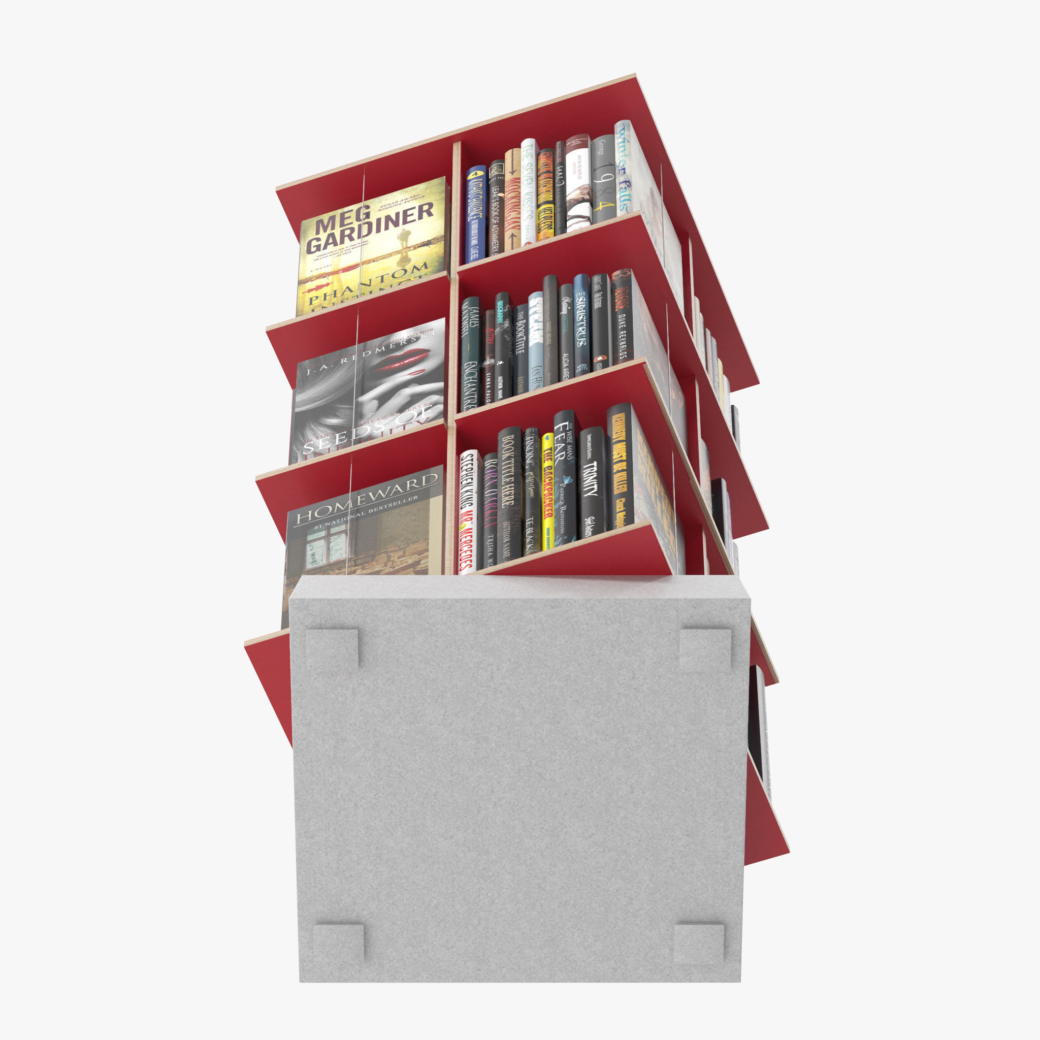 Buchstabler Bookcase 3D model_8
