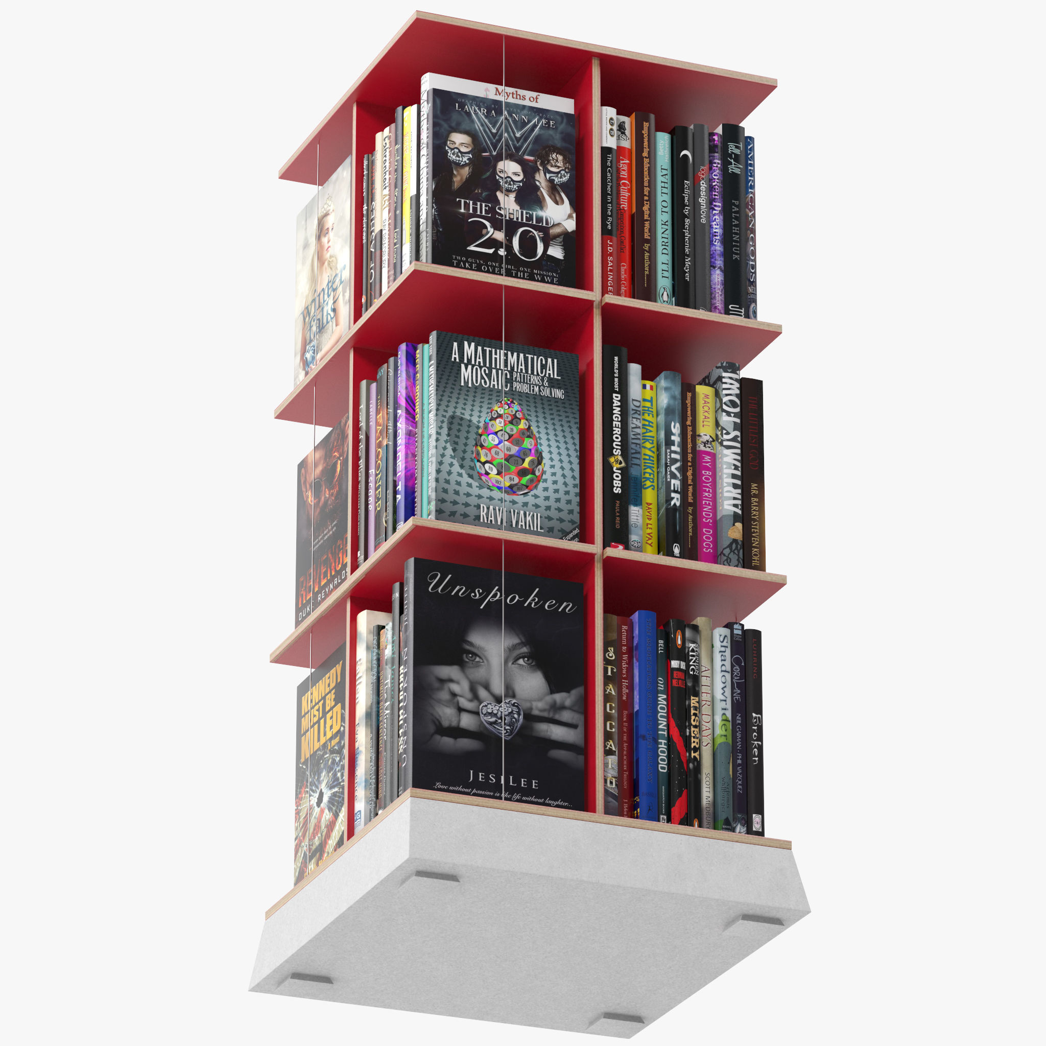 Buchstabler Bookcase 3D model_7