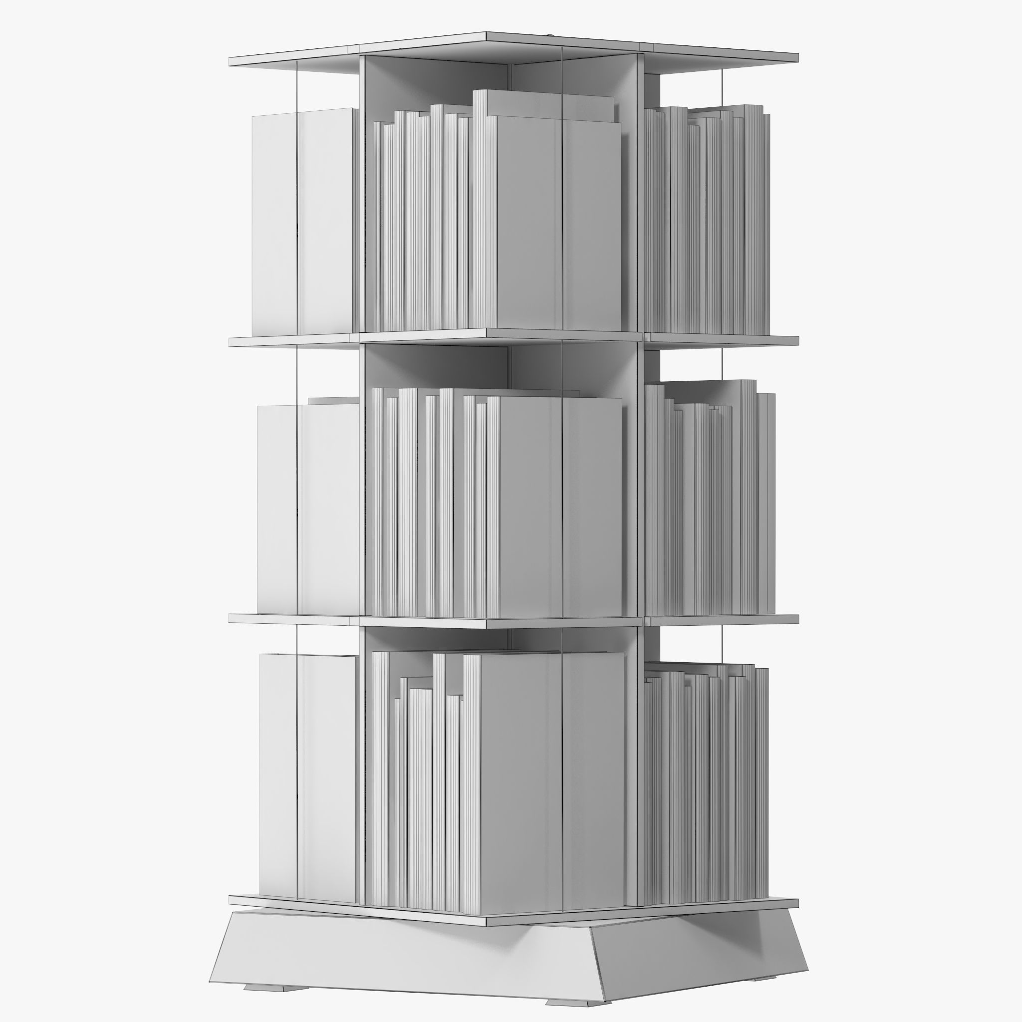 Buchstabler Bookcase 3D model_10