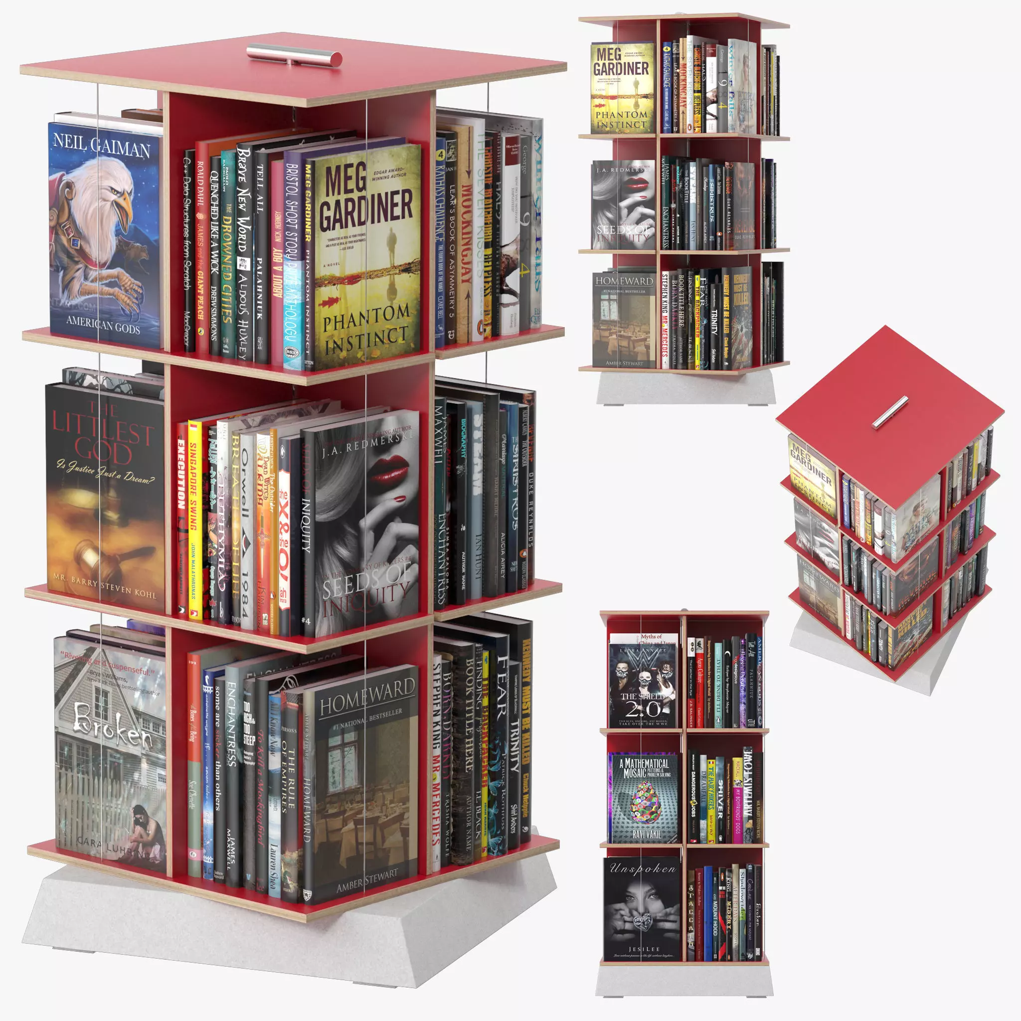 Buchstabler Bookcase 3D model_0