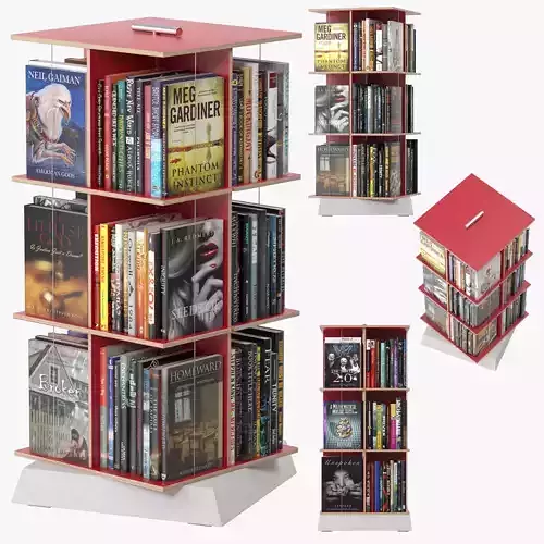 Buchstabler Bookcase 3D model