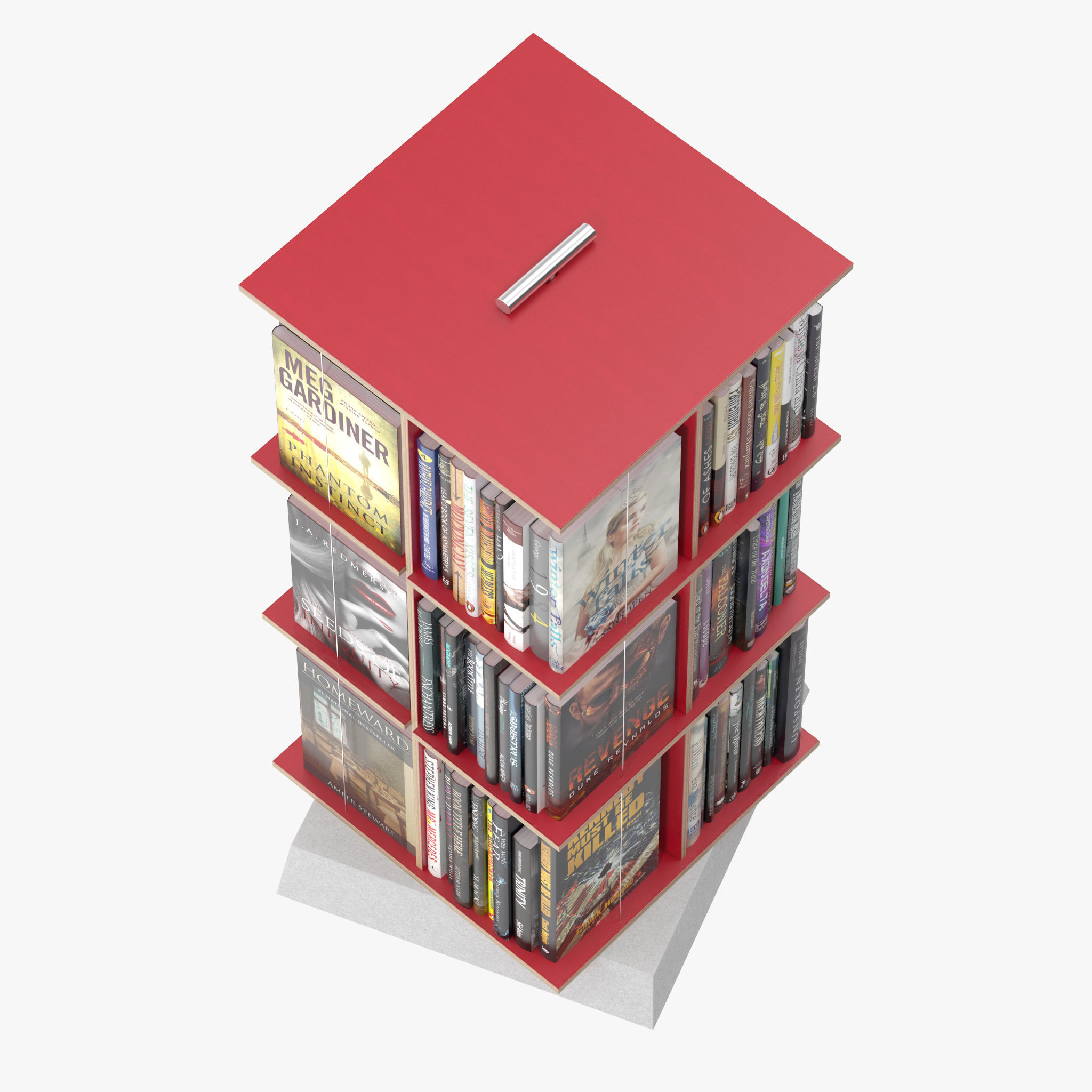 Buchstabler Bookcase 3D model_4