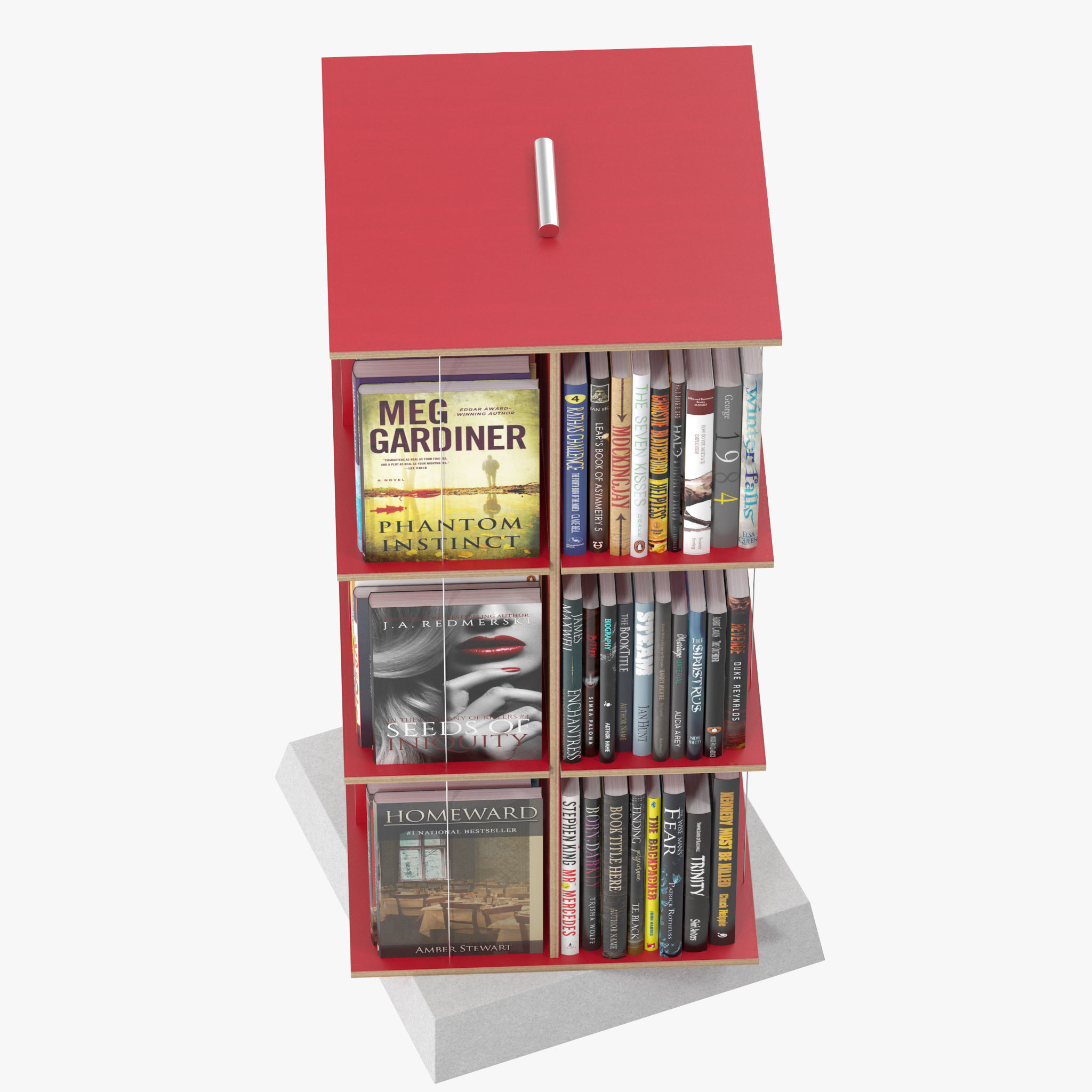 Buchstabler Bookcase 3D model_5