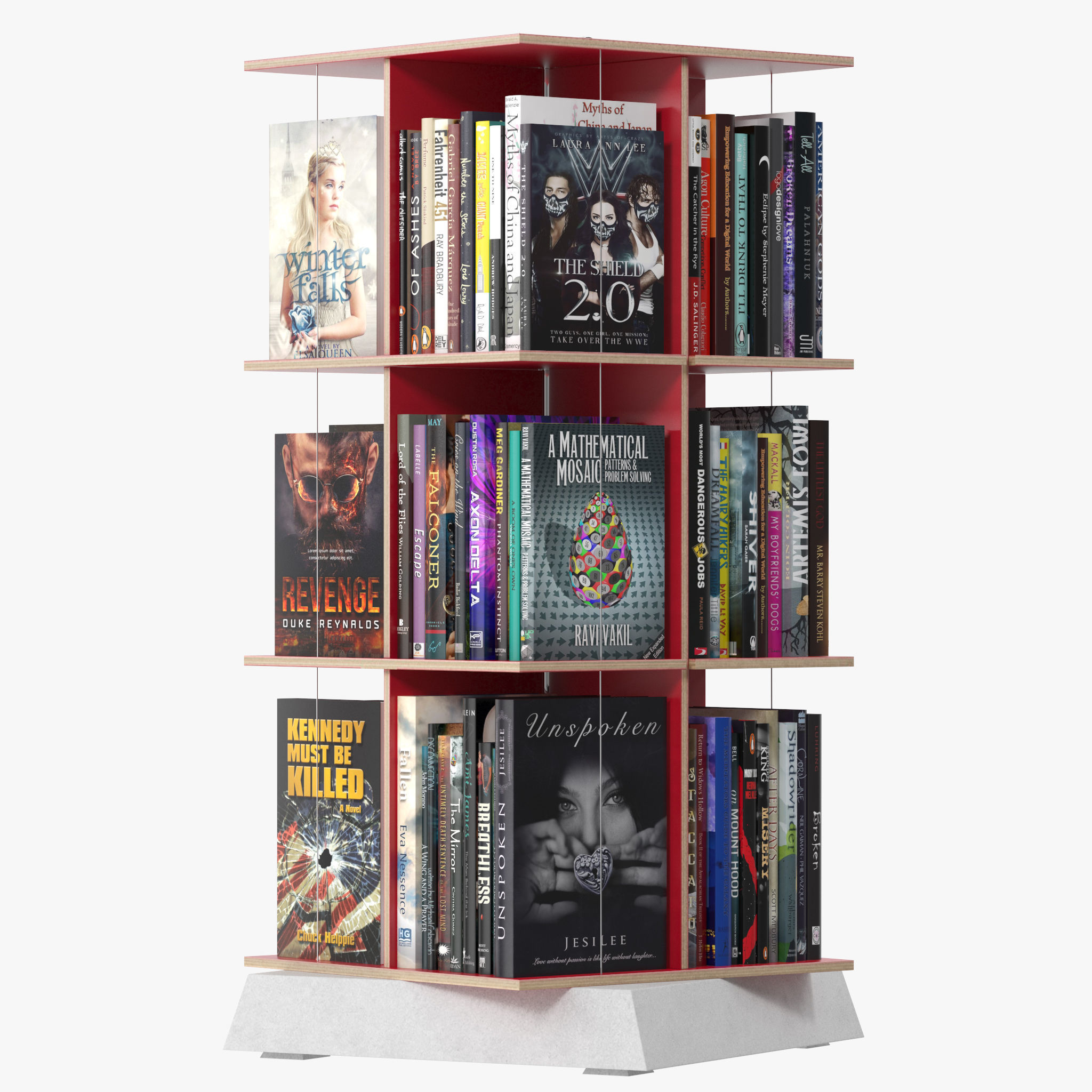 Buchstabler Bookcase 3D model_6