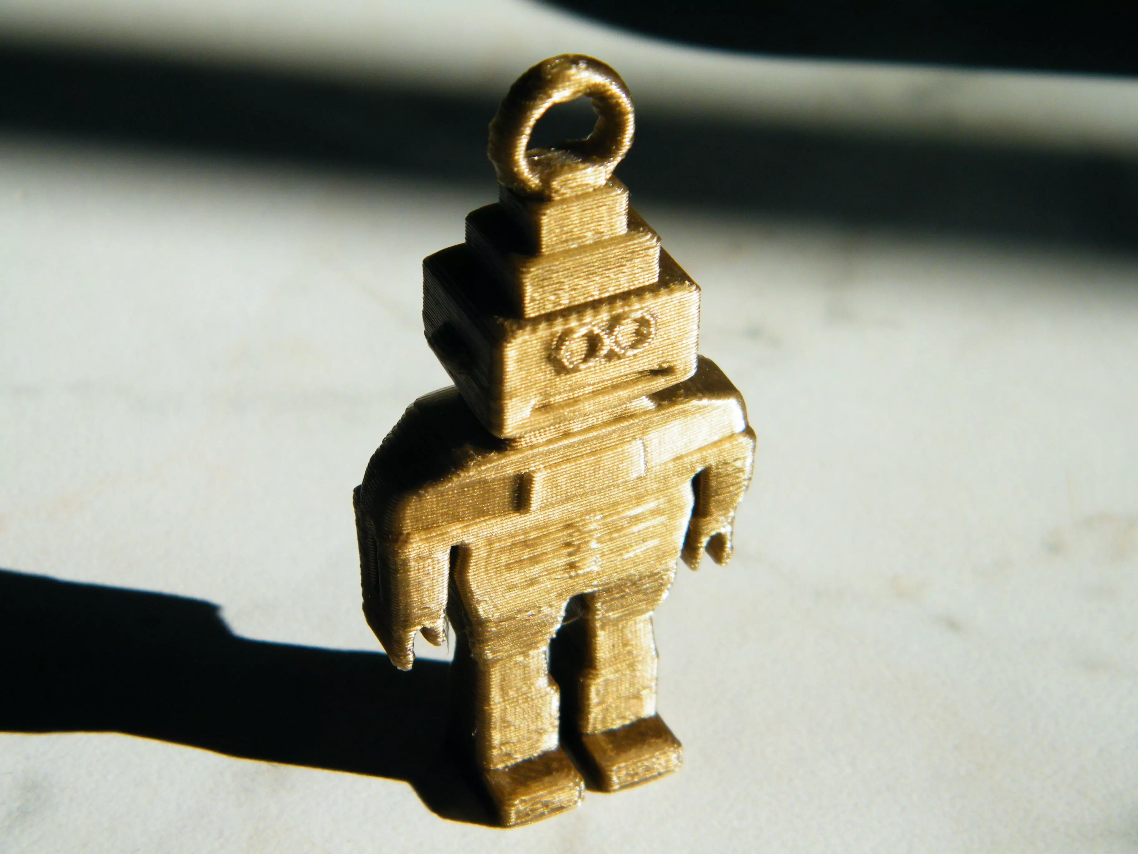 Robot keychain 3D print model