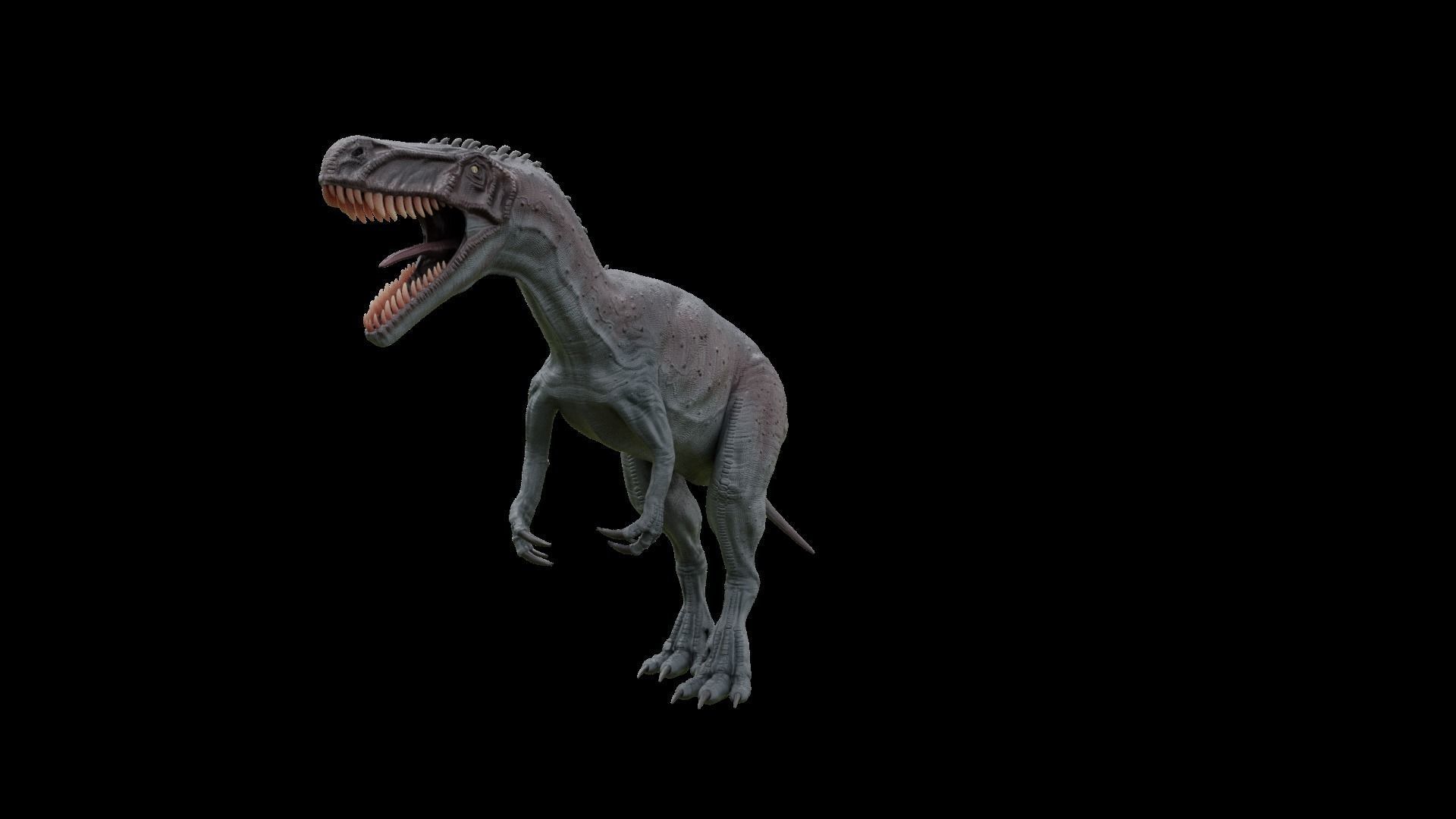 Torvosaurus t - rex Low-poly 3D model_1