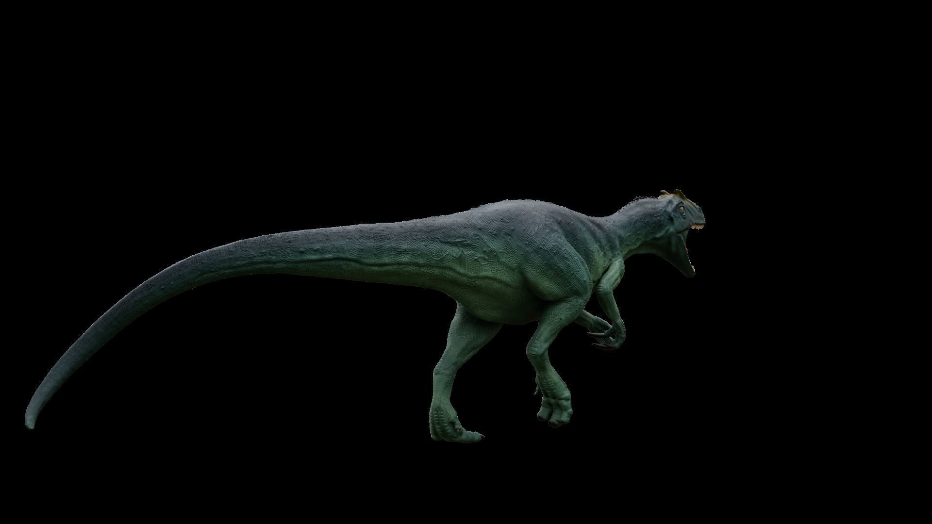 Jurassic Pack Low-poly 3D model_3