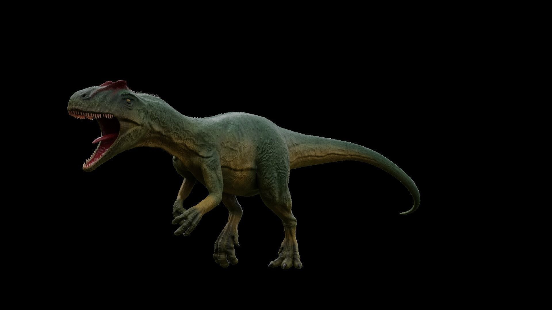 Jurassic Pack Low-poly 3D model_4