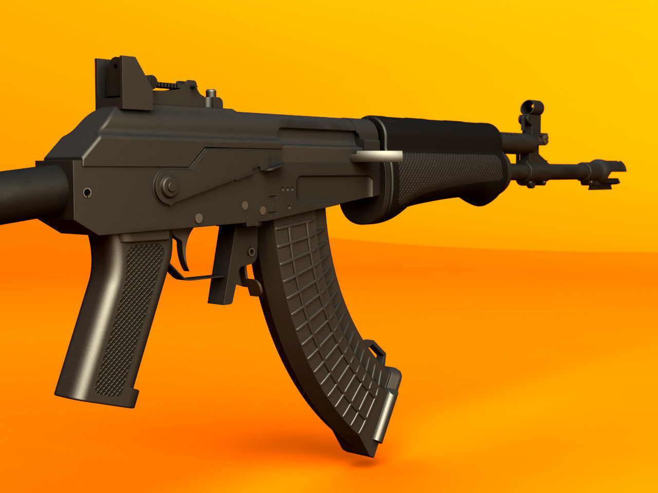 Assault rifle RK 62 Free 3D model_2