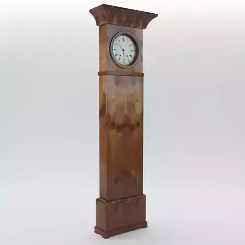 Biedermeier long case clock - North Germany 1820