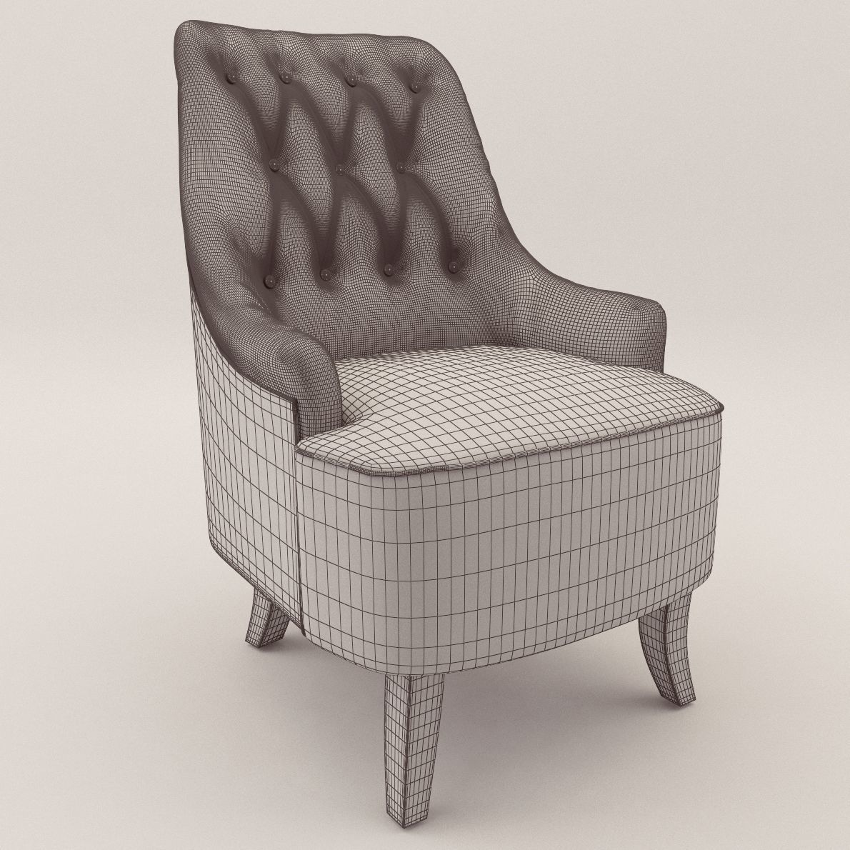 Armchair - New design 3D model_2