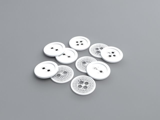 Buttons 3D model_4