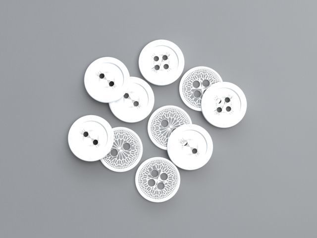 Buttons 3D model_3