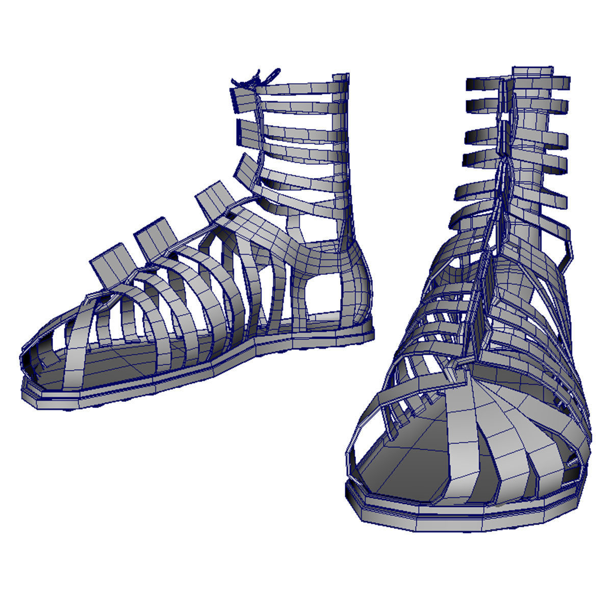 Roman Legionnaire Armor 3D model_9