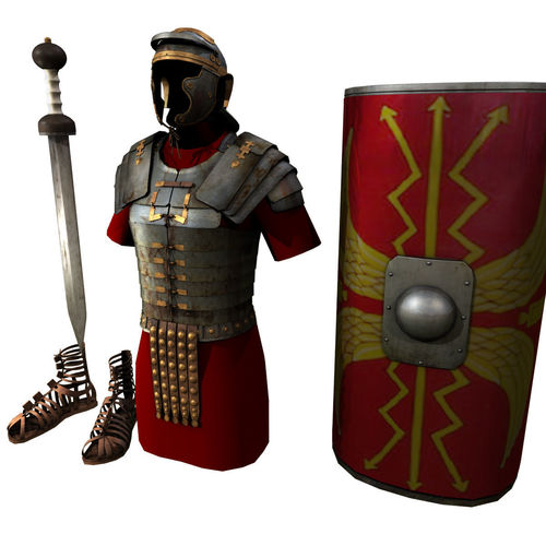 Roman Legionnaire Armor 3D model