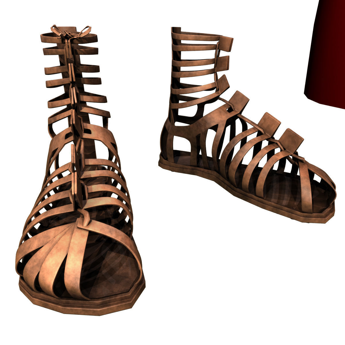 Roman Legionnaire Armor 3D model_8