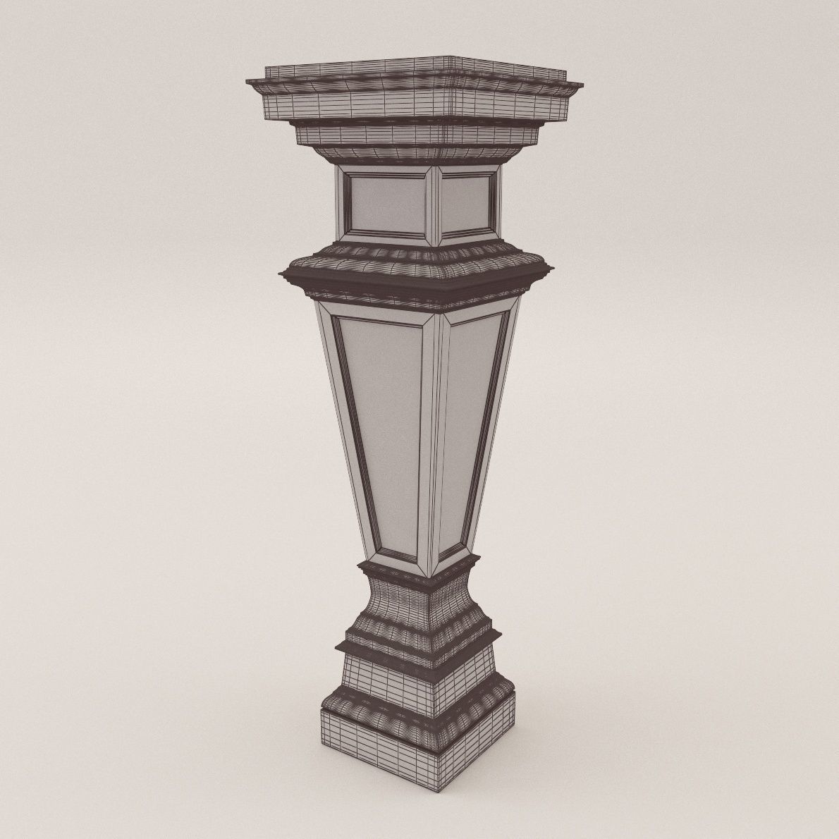 Column - Germany - Karlsruhe 1880 3D model_2