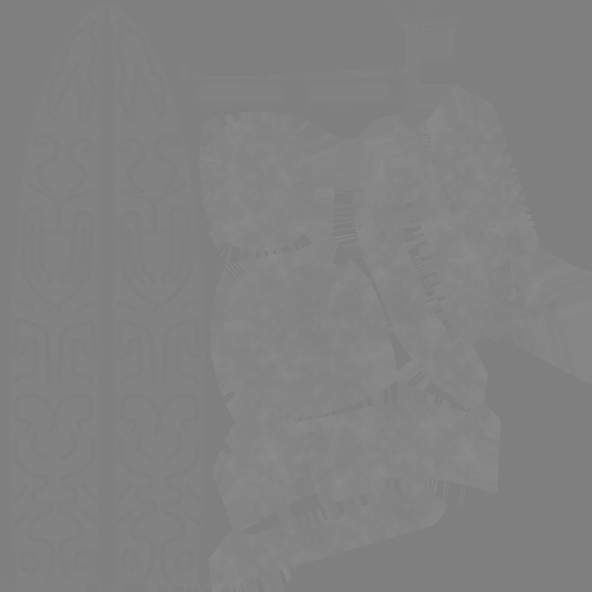 Dagger knife Low-poly 3D model_7