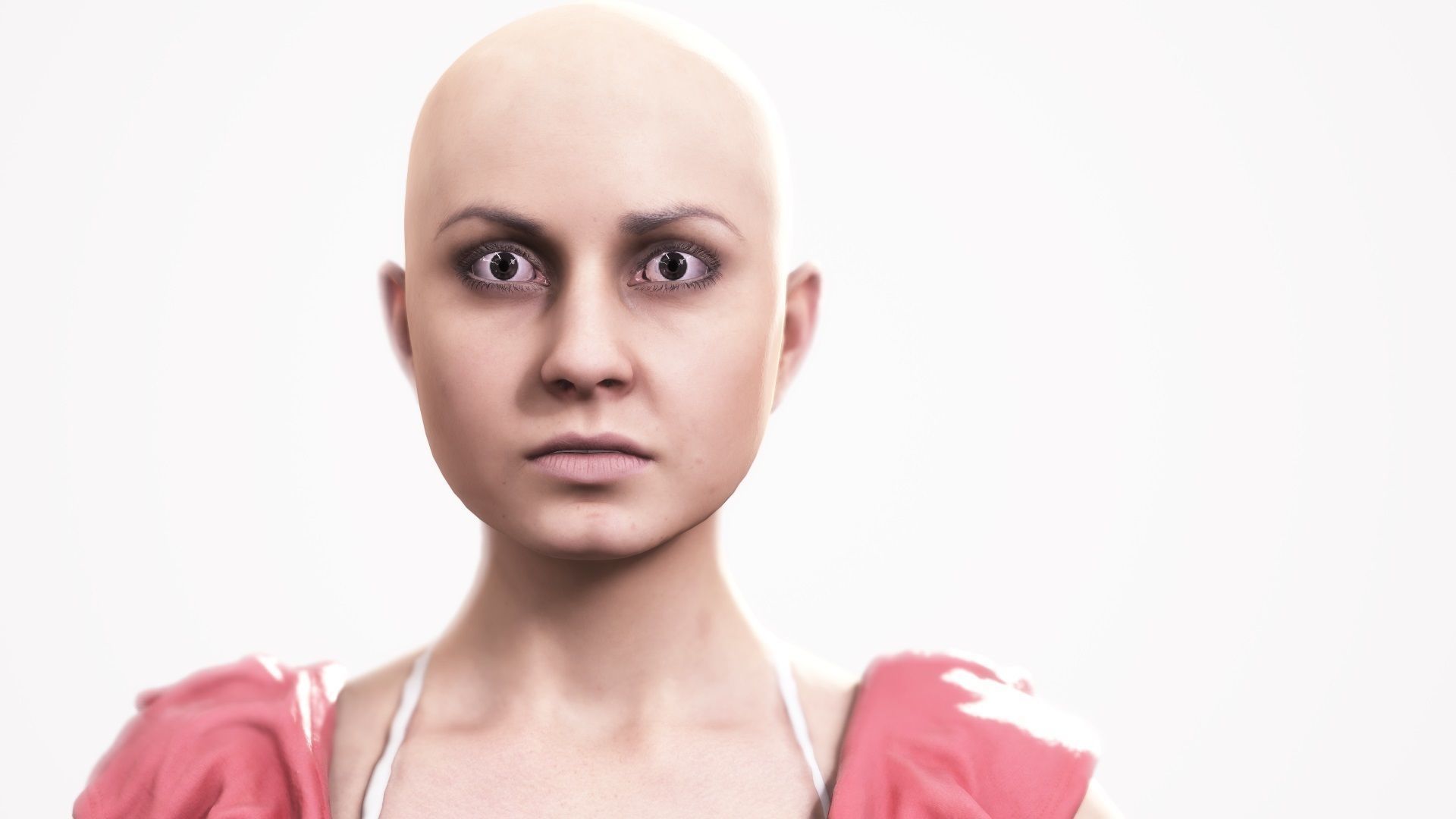 Human Woman Scan - 193F Low-poly 3D model_1