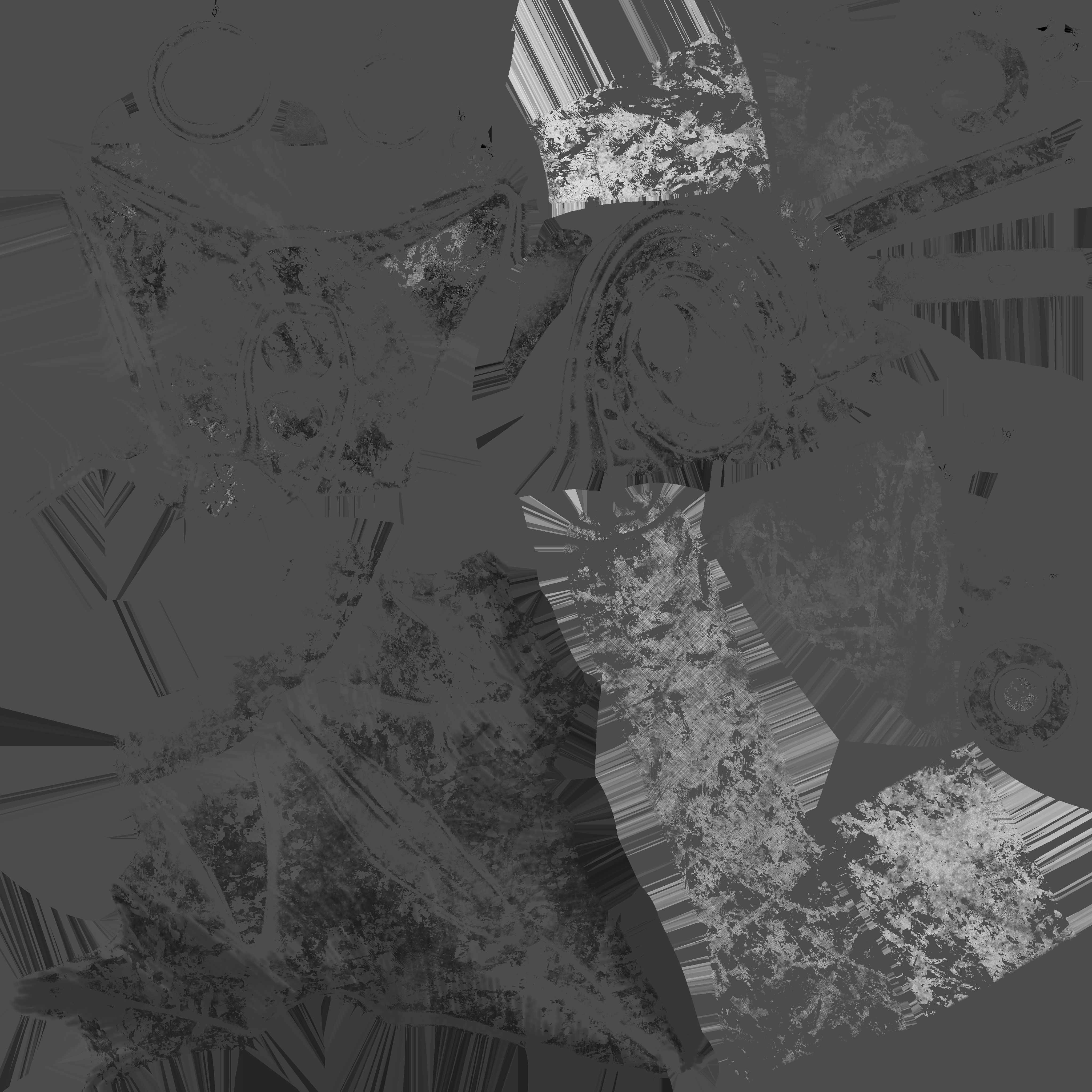 Axe battle warrior 3D model_7