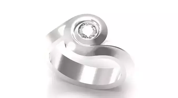 Spiral Ladies Ring 