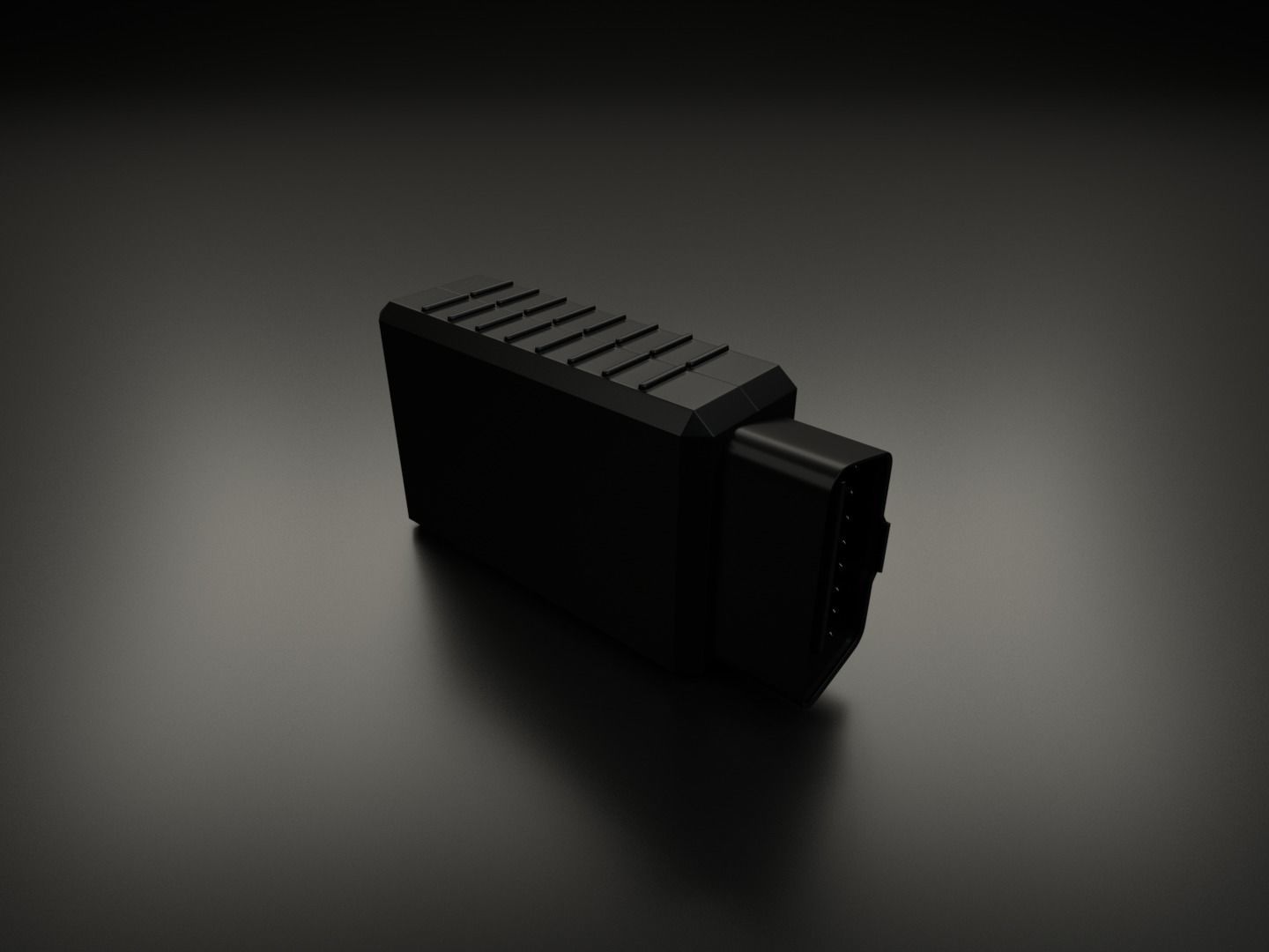 OBDII scanner 3D model_3