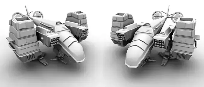 VTOL Concept - Fighter Plane 3D print model