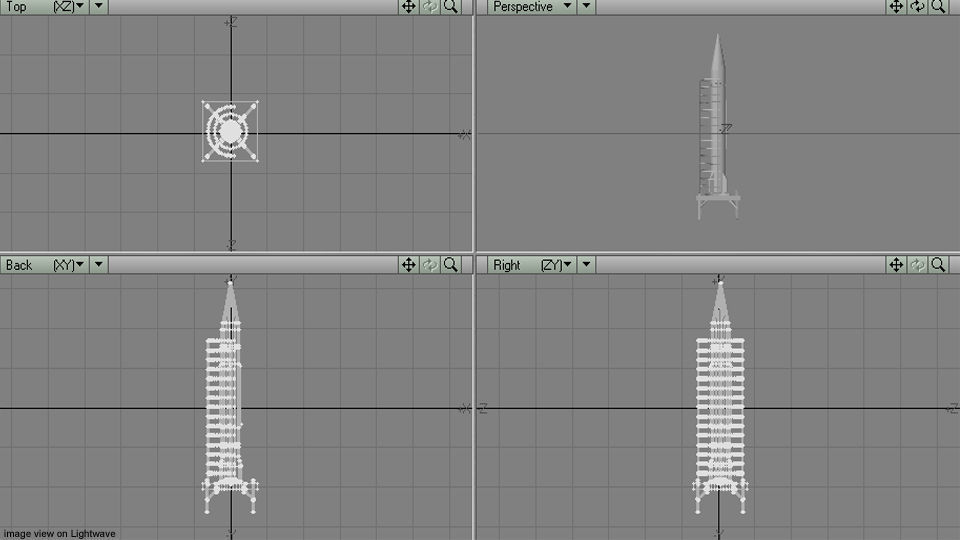 Rocket Missile - Scud 3D model_4