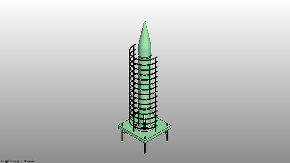 Rocket Missile - Scud 3D model_5