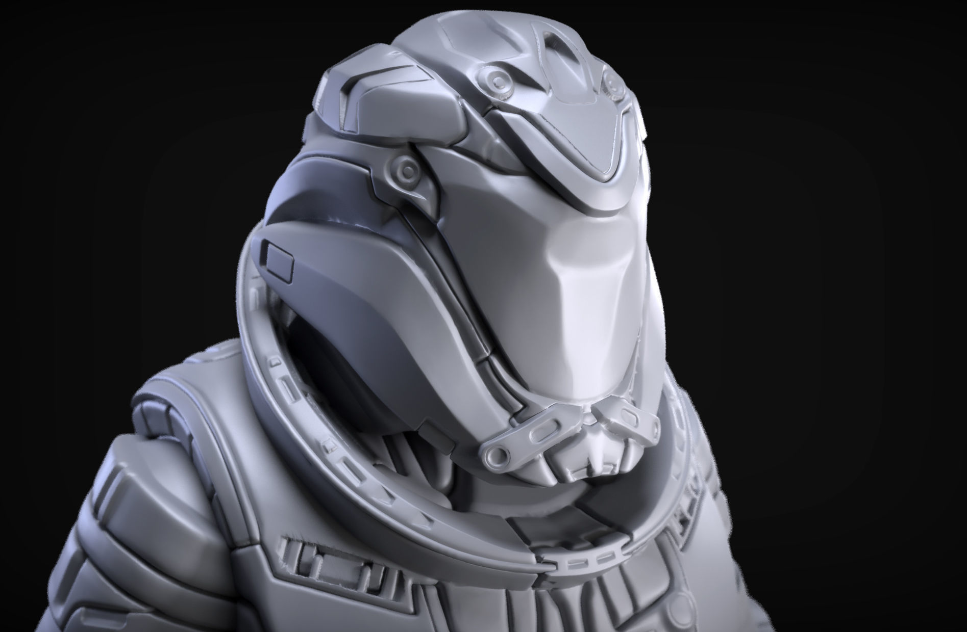 Sci-Fi Armors Sculpt Bundle 2 3D model_11