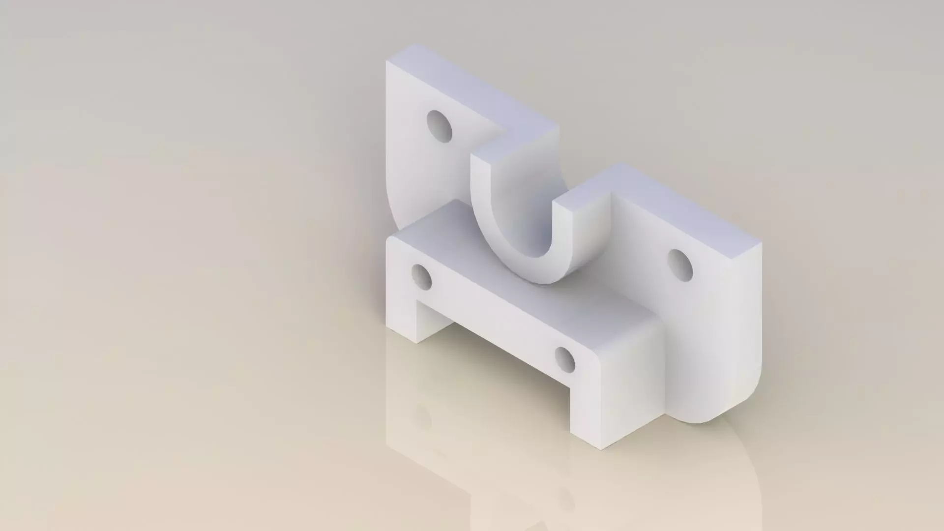 Bearing Saddle Free 3D model