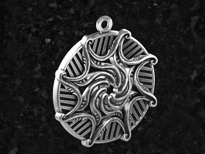 Pendant-40-2 sterling silver cross pendant 3D print model