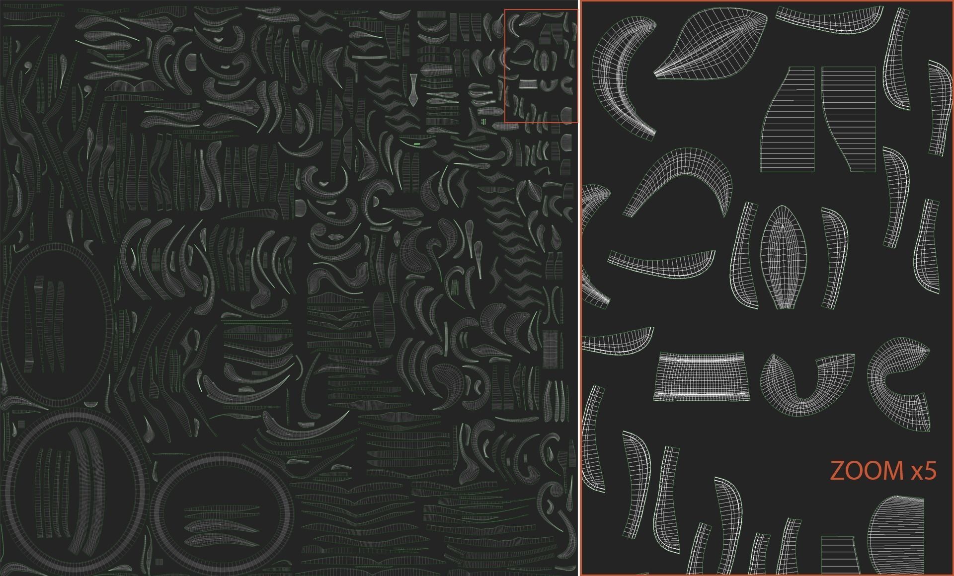 Carved Mirror Substance Painter 3D model_9