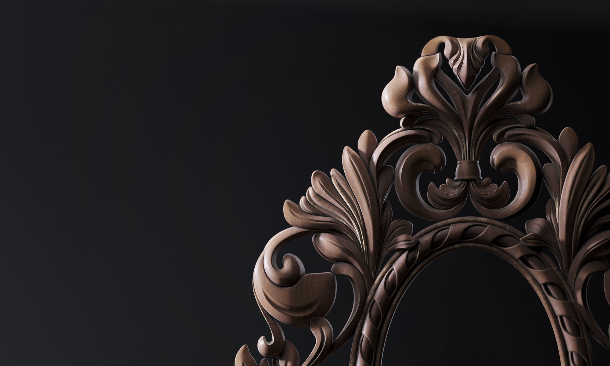 Carved Mirror Substance Painter 3D model_1