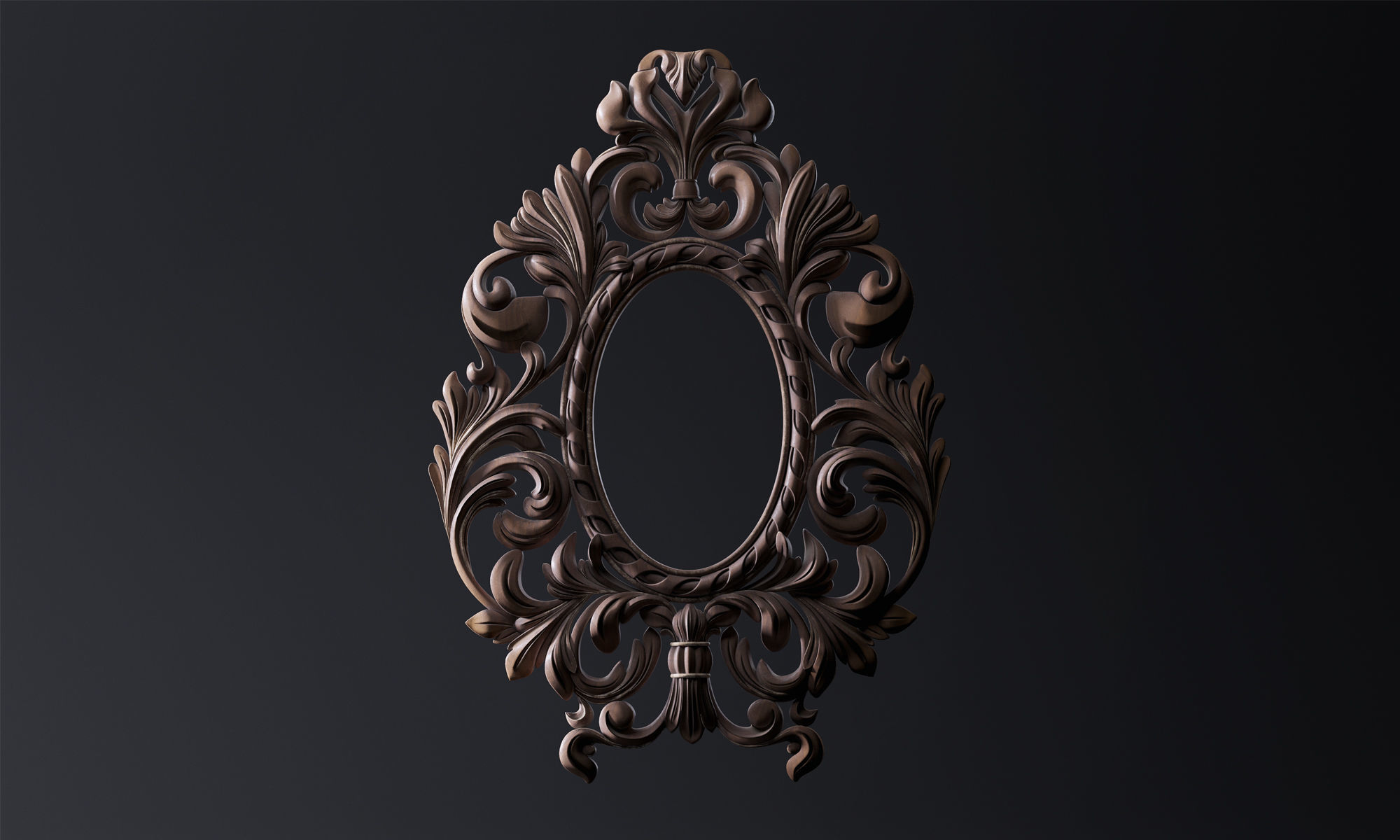 Carved Mirror Substance Painter 3D model_0