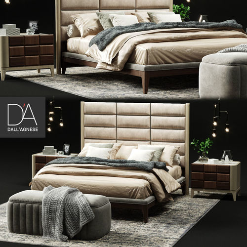 Dall Agnese DAMA Bed 3D model