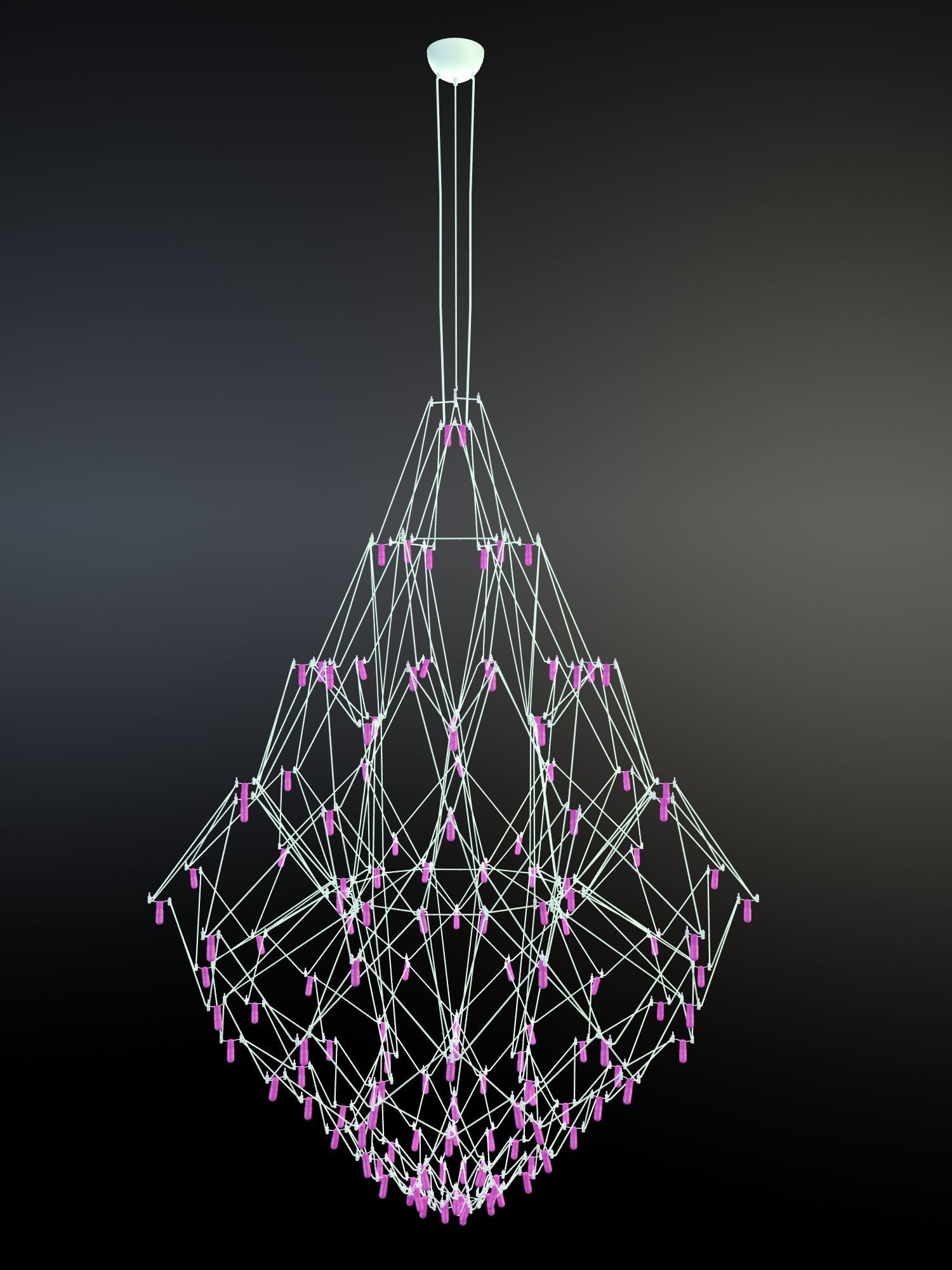 Chandelier Quasar 3D model_4
